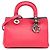 Borsa Diorissimo piccola in pelle rosa