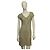 M Missoni Missoni Gold Shiny Strickkleid Mini Golden