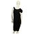 Lanvin Schwarzes Viskose Kleid asymmetrisch drapiert S - Ansicht 2