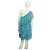 Zadig & Voltaire Risaly Print Mini-Kleid Blau mit Perlen und Ein-Schulter-Design XS - Ansicht 2