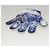 LOUIS VUITTON Monogram Bandana Pochette HIGH 5 Bianco Blu M81410 LV Auth BA1543SM - vista 6