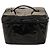 CHANEL Vanity Pouch Lackleder 2way Schwarz Gold CC Auth bs24264 Golden - Ansicht 2