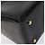 Bolsa de mão em couro preto e dourado Gancini da Salvatore Ferragamo Auth yk17898 - vista 17