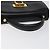 Bolsa de mão em couro preto e dourado Gancini da Salvatore Ferragamo Auth yk17898 - vista 7