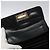 Bolsa de mão em couro preto e dourado Gancini da Salvatore Ferragamo Auth yk17898 - vista 9