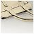 Borsa tote in pelle bianca e argento Salvatore Ferragamo Auth BA1465 Bianco - vista 14