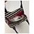 Vintage Kate Spade Canvas Tasche gestreift Schwarz - Ansicht 3
