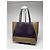 Vintage Marni Leder Tasche lila khaki - Ansicht 2