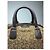 Céline Vintage Celine Paris Macadam Monogramm Canvas Leder Tasche schwarz kamel - Ansicht 13