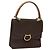 Céline Borsa a mano in tela Macadam CELINE in pelle PVC marrone oro Auth yk17887 D'oro
