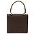 Céline Borsa a mano in tela Macadam CELINE in pelle PVC marrone oro Auth yk17887 D'oro - vista 2