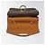 Céline Borsa a mano in tela Macadam CELINE in pelle PVC marrone oro Auth yk17887 D'oro - vista 9