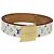 LOUIS VUITTON Cinto Quadrado Monograma Multicolorido Branco M9270U LV Auth MY153