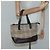 Borsa a mano in tela beige e marrone con motivo Nova Check di BURBERRY Auth 117714 - vista 25