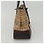 Borsa a mano in tela beige e marrone con motivo Nova Check di BURBERRY Auth 117714 - vista 3