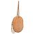 CHANEL Borsa a Mano Matelassé Catena Camoscio Arancione Oro CC Auth 116417 D'oro