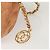 CHANEL Borsa a Mano Matelassé Catena Camoscio Arancione Oro CC Auth 116417 D'oro - vista 9