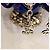 Iconici  orecchini DOLCE & GABBANA acciaio argento con pendente logo lettering - vista 8