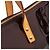 Louis Vuitton Monogram Vernis Rosso Bellevue GM Bordò - vista 9