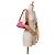 Marni Rosa Piccola Borsa in Pelle Prisma - vista 11