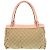 Gucci Abby GG Canvas Lederhandtasche Pink Beige - Ansicht 3