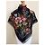 Sciarpa Gerard Darel in chiffon di seta floreale Multicolore - vista 3