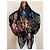Sciarpa Gerard Darel in chiffon di seta floreale Multicolore - vista 5