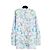 Etro Top FR42 Azul bebé Blusa de Popelín con estampado Paisley UK14 US12