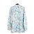 Etro Top FR42 Azul bebé Blusa de Popelín con estampado Paisley UK14 US12 - vista 4