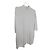 Weißes Rollkragenkleid Sandro S/36