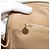 CHANEL Schultertasche aus Kaviarleder Beige CC Auth bs24445 - Ansicht 21