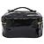 CHANEL COCO Marca Pouch Vanity Pelle Patinata Nera Oro CC Auth 118334 Nero D'oro - vista 3
