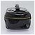 CHANEL COCO Marca Pouch Vanity Pelle Patinata Nera Oro CC Auth 118334 Nero D'oro - vista 4