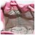 PRADA Borsa a mano in nylon rosa argento Auth ar13470 - vista 19