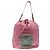 PRADA Borsa a mano in nylon rosa argento Auth ar13470 - vista 2