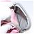 PRADA Borsa a mano in nylon rosa argento Auth ar13470 - vista 21