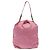 PRADA Borsa a mano in nylon rosa argento Auth ar13470 - vista 3