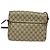 Borsa a spalla GUCCI GG Supreme Web Sherry Line PVC Beige 904 02 084 Auth BA1301 - vista 3