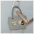 CHANEL Borsa Tote Choco Bar Canvas Beige Giallo CC Auth 116301 - vista 21