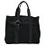 Hermès HERMES Petite Ceinture MM Hand Bag Canvas Black Silver Auth bs24658 Silvery - view 2