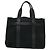 Hermès HERMES Petite Ceinture MM Hand Bag Canvas Black Silver Auth bs24658 Silvery - view 3