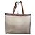 Big Bag Céline Vintage Celine Monogramm große Ledertasche Beige