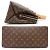 Borsa Louis Vuitton Monogram Grand Palais MM Marrone Monogramma - vista 2