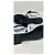 Sandali piatti Chanel in pelle nero e bianco taglia 36 - vista 11