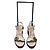 Espadrillas Gucci Marmont GG Senape Pelle
