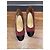 Décolleté in suede bordeaux Chanel 35 - vista 10
