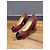 Décolleté in suede bordeaux Chanel 35 - vista 2