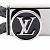 Bracciale charm Louis Vuitton in tela Monogram Eclipse Marrone Nero - vista 5