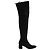 Bruno Magli Schwarze Wildlederstiefel