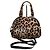 Vintage Marni Leopard-Fell 2-Wege-Tasche braun